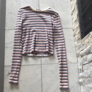 Long sleeved brandy top
